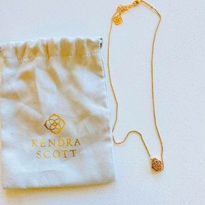 Drusy gold Kendra Scott Necklace